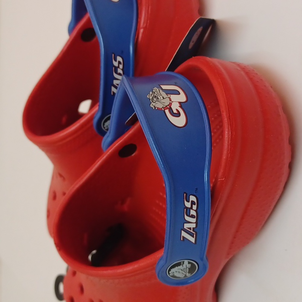 NWT Gonzaga Cayman Crocs for the ultimate ZAGS fan.